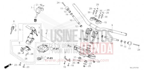 ROHRGRIFF/OBERE BRUECKE CB1000SPS de 2025